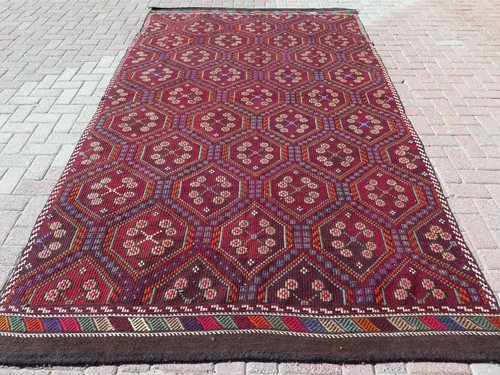 Ancien kilim turc tapis - kilim, turc,
