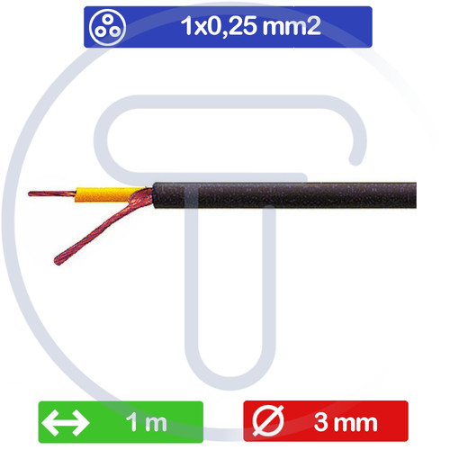 Câble blindé 1x0 mm2 - blindé, mm2,