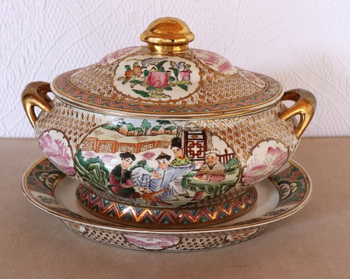 Soupiere porcelaine chine - porcelaine,