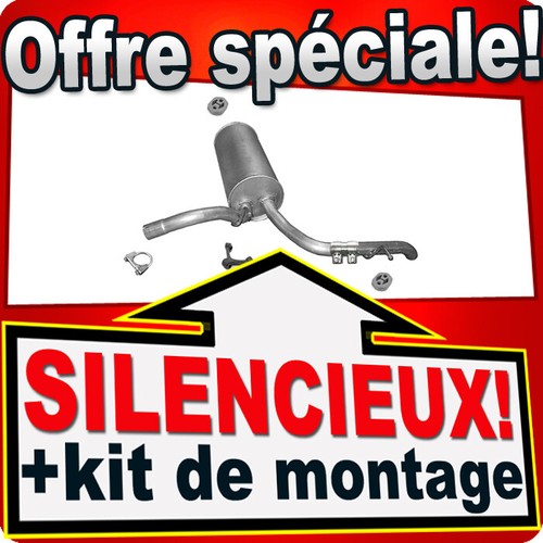 Silencieux arriere pour audi - silencieux,