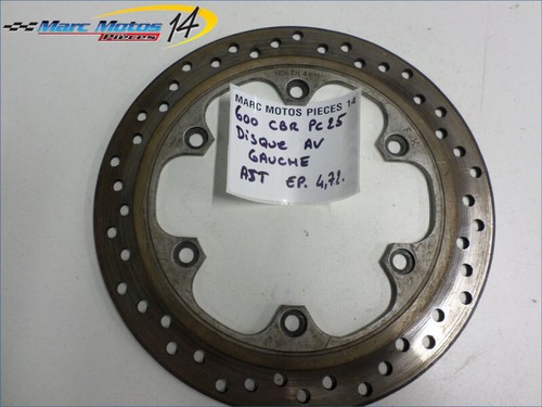 Disque avant gauche honda 600 - gauche,