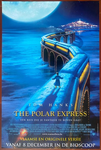 Affiche belge pole express - belge,