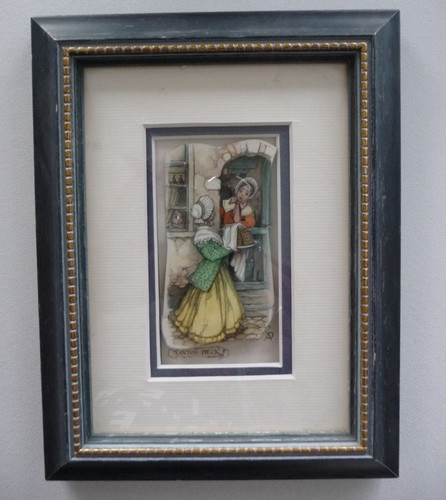 Dame aux gaufres anton pieck - gaufres,
