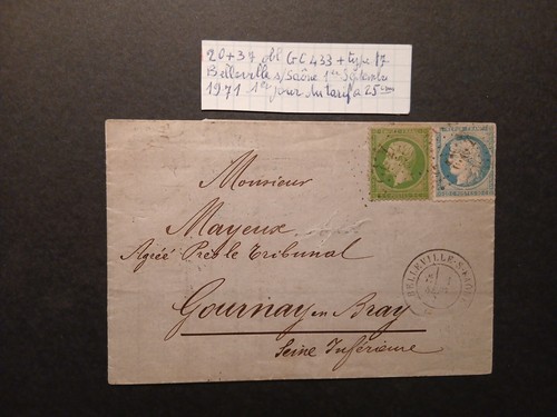 Rare lettre france timbre - rare,