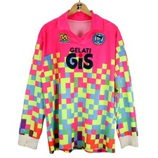 1992-93 Pescara Goalkeeper Jersey #1 Savorani Pienne Match Worn SHIRT MAILLOT TRI