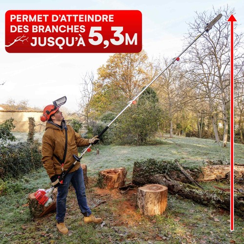 Elagueuse thermique sur - , perche