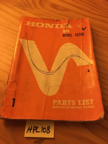Honda parts list ss50e ss50 - parts,