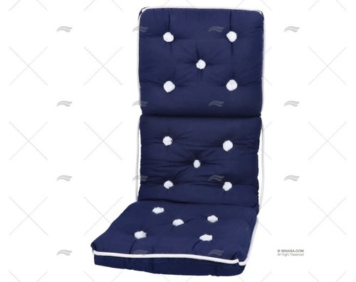 Coussin triple bleu - coussin, kapok