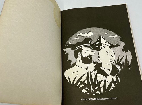 Tintin réservé aux adulte - bd,