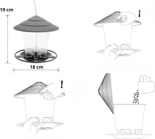 Mangeoire oiseaux - mangeoire,