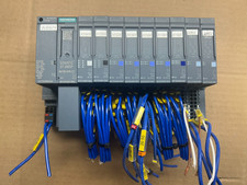 Complete Siemens Simatic ET 200SP IM155-6PN ST w/all modules attached, see list