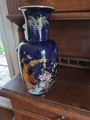 Vase japonais décor - , oiseaux