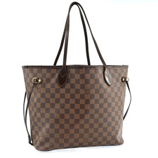 LOUIS VUITTON Neverfull MM Damier Shoulder tote bag N51105 LV B2056Y709
