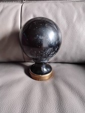 Boule de Rampe d'Escalier Céramique Noire 2,4 kg 18 x 12 cm