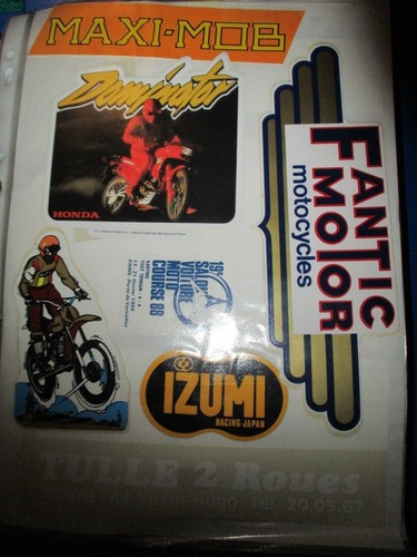 Autocollants moto honda - 7,