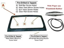 Panneau de vitre avant de