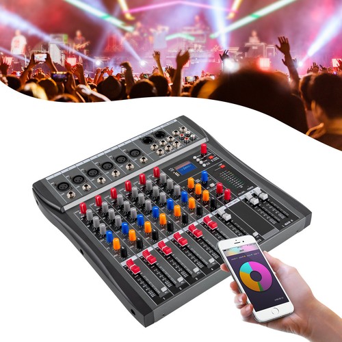 Channel studio audio mixer - 6-channel,