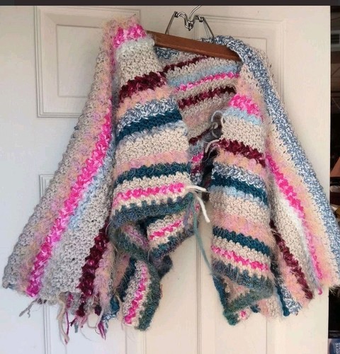 Vintage handmade mixed yarn - handmade, mixed-yarn