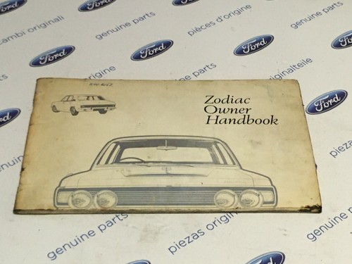 Ford zodiac owner handbook - ford,