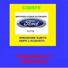 FORD V and M Series PIN RADIO CODE, with instructions FAKE THE QUEUE NOW