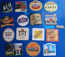 lot 15 sous bock various beers, used, good condition