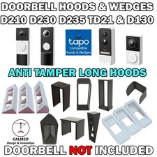 Tapo D230 D235 D210 TD21 & D130  Doorbell Rain Hood, Wedges & Mount - FREE P&P