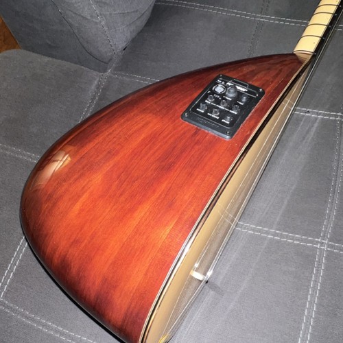 Long neck baglama saz with - long,