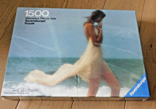 1981 vintage PUZZLE 1500 RAVENSBURGER 162031 LES JEUX du VENT David HAMILTON art
