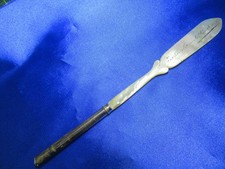 OLD CRAFTED MOTHER-OF-PEARL PEN HOLDER "Exposition de Rueil 1893"