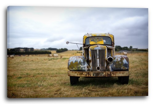Toile cadres vieille voiture - toile/cadres,