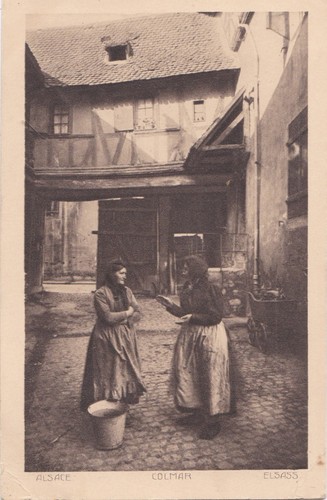 Cpa alsace colmar femmes - 68,
