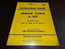 Catalogues pièces semoir