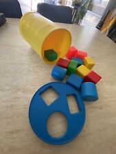 Boîte A Cubes Trieur De Formes Vintage Fischer Price 