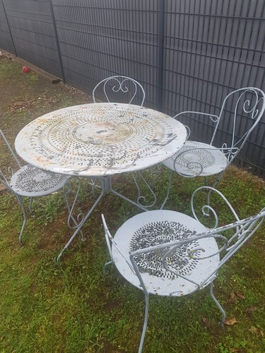Salon jardin fer forgé - salon, de