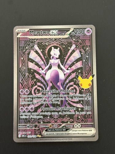 Carte pokémon mewtwo - mewtwo, ex