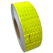 Grande Visibilité Bande DOT-C2 Réfléchissant Remorque Jaune Fluo Vert 2” INx150