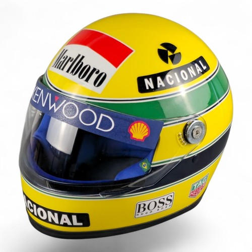 Ayrton senna 1993 helmet - gp,
