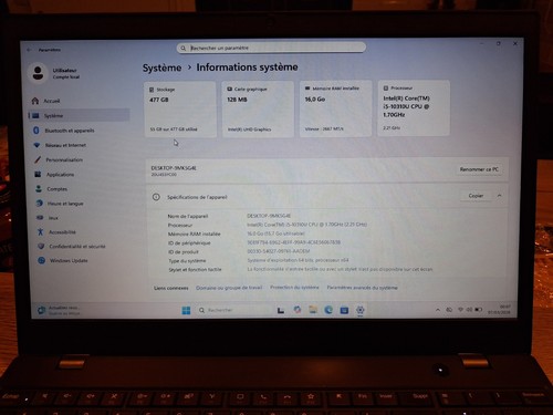 Lenovo thinkpad l15 gen - l15, 1