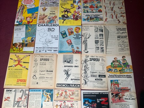 Spirou publicités originales