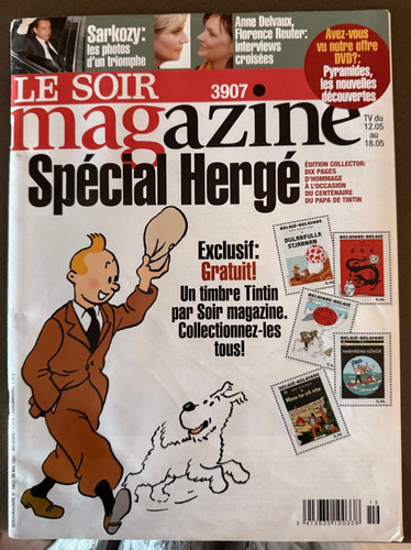 Hergé tintin soir - hergé,