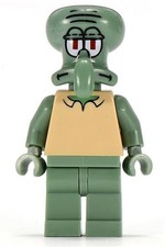Figurine / Minifigure Lego Bob l'Eponge - Squidward (bob020) Set 3834