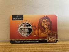 The Lion King 30th Anniversary Silver Plated Coin 2024 Commemorative Disney Coin
