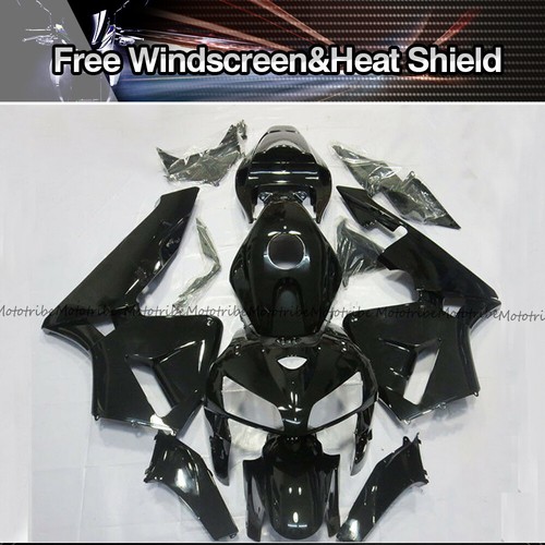 Glossy vivid black fairing kit - black,