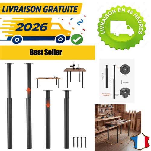 Pieds table réglables - pieds,