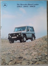 Mercedes-Benz G Wagen Brochure 1988 - 230GE  280GE  300GD  G-Series