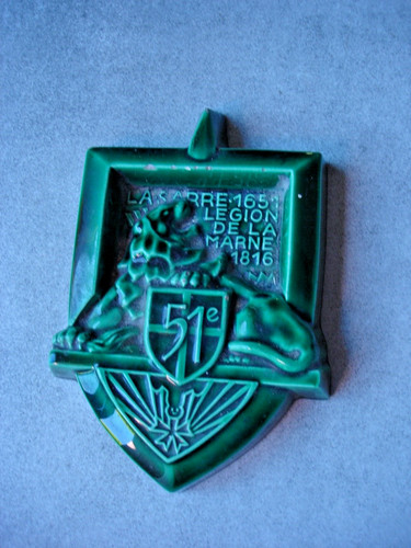 Cendrier céramique militaire - céramique,