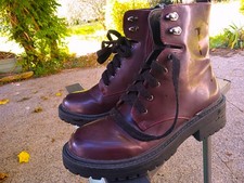 Superbes boots Bottines 37 bordeaux madden ( doc martens )
