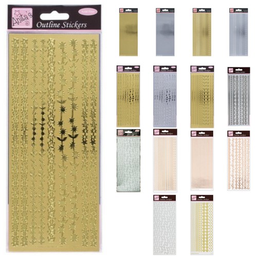 Anitas contour autocollants - contour,