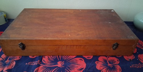 Ancien coffret boite bois - coffret, en