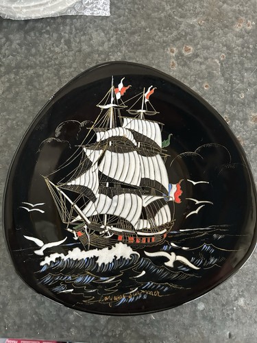 Assiette émaux longwy - de,